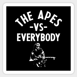 Planet of the Apes - vs. Everybody Sticker